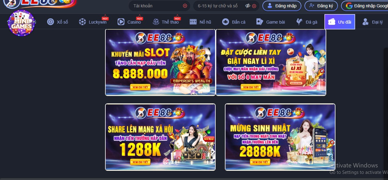 EE88 - Nạp tiền để bùng nổ đam mê chơi game, giành chiến thắng rực rỡ